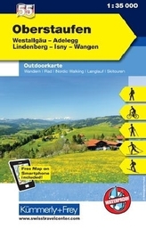 Kümmerly & Frey Outdoorkarte Oberstaufen