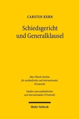 Schiedsgericht und Generalklausel
