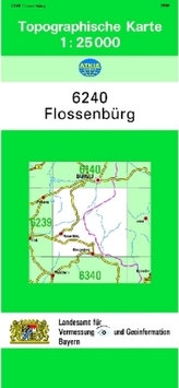 Topographische Karte Bayern Flossenbürg