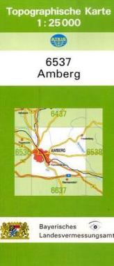 Topographische Karte Bayern Amberg