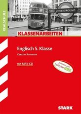 Klassenarbeiten Realschule - Englisch 5. Klasse, mit MP3 CD