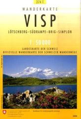 Landeskarte der Schweiz Visp