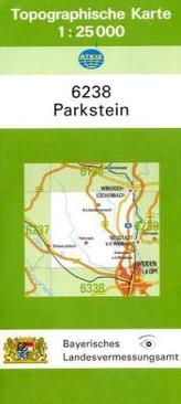 Topographische Karte Bayern Parkstein