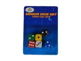 Kostky na kartě 6ks