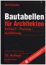 Schneider - Bautabellen für Architekten