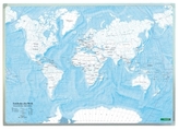 Weltkarte zum Ausmalen, Entdecke die Welt, Wandkarte 1:40 Mio., Markiertafel