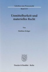 Unmittelbarkeit und materielles Recht