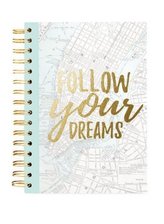 Hard Bound Journal: Follow your Dreams - Hardcover-Notizbuch mit stabiler Ringbindung: Folge deinen Träumen