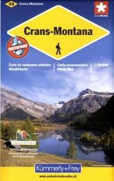 Kümmerly & Frey Karte Crans-Montana