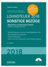 Tabelle, Lohnsteuer 2018 Sonstige Bezüge