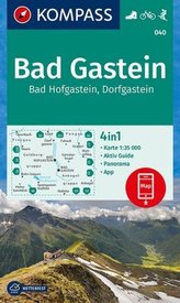 Kompass Karte Bad Gastein, Bad Hofgastein, Dorfgastein