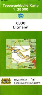 Topographische Karte Bayern Eltmann