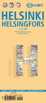 Borch Map Stadtplan Helsinki / Helsingfors