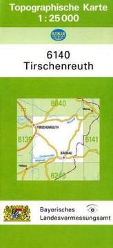Topographische Karte Bayern Tirschenreuth