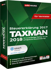 TAXMAN 2018 für Vermieter, 1 CD-ROM