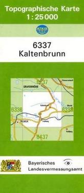 Topographische Karte Bayern Kaltenbrunn