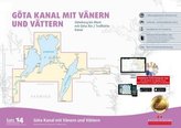 Delius Klasing-Sportbootkarten: Götakanal mit Vänern und Vättern (Ausgabe 2018/2019), m. CD-ROM