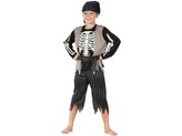 Šaty na karneval - kostra piráta, 130-140 cm