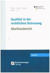 Qualität in der rechtlichen Betreuung - Abschlussbericht