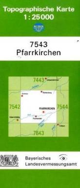 Topographische Karte Bayern Pfarrkirchen