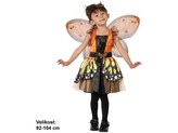 Kostým na karneval - Motýlí víla,  92 -104 cm