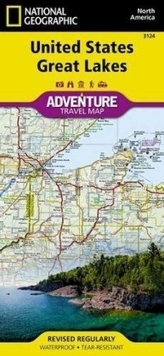 National Geographic Adventure Map United States, Great Lakes