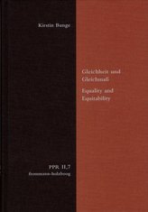 Gleichheit und Gleichmaß / Equality and Equitability