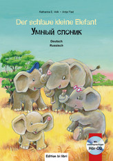 Der schlaue kleine Elefant, Deutsch/Russisch, m. Audio-CD