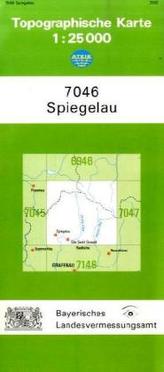 Topographische Karte Bayern Spiegelau