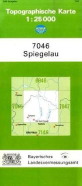 Topographische Karte Bayern Spiegelau