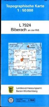 Topographische Karte Baden-Württemberg, Zivilmilitärische Ausgabe - Biberach an der Riß