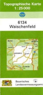 Topographische Karte Bayern Waischenfeld
