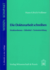 Die Doktorarbeit schreiben