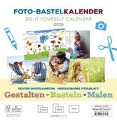 Foto-Bastelkalender FAMILY weiss 2019
