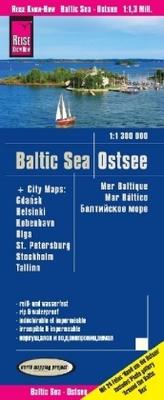 World Mapping Project Reise Know-How Landkarte Ostsee. Baltic Sea. Mer baltique; Mar báltico