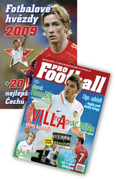 Balíček 2ks Fotbalové hvězdy 2009 + časopis ProFootball
