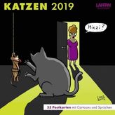 Katzen - Postkartenkalender 2019