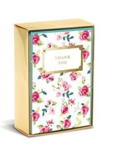 Boxed Notes: Floral Thank You - Gruß- und Geschenkkartenbox mit Kuverts: geblümt Dankeschön