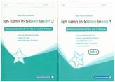 Ich kann in Silben lesen 1 und 2 - Schülerarbeitshefte für die 1. und 2. Klasse, 2 Hefte