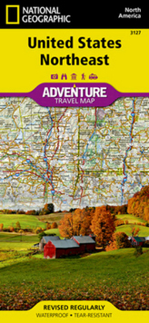 National Geographic Adventure Map United States, Northeast