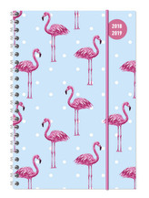 Collegetimer A5 Woche Flamingo Ringbuch 2018/2019