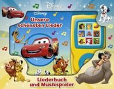 Unsere schönsten Lieder - Liederbuch und Musikspieler - Disney-Pappbilderbuch mit 15 beliebten Kinderliedern