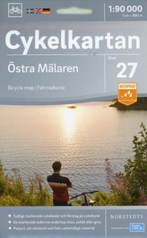 Cykelkartan Norstedts Radwanderkarte Östra Mälaren