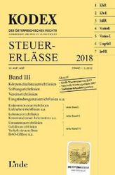 KODEX Steuer-Erlässe 2018 (f. Österreich). Bd.3