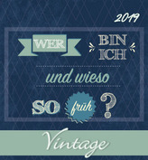 Vintage 2019 - Postkartenkalender