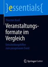 Veranstaltungsformate im Vergleich