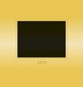 Foto-Bastelkalender 21 x 22 datiert - gold 2019