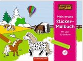 Mein kleiner Ponyhof: Mein erstes Sticker-Malbuch