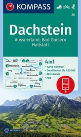 Kompass Karte Dachstein, Ausseerland, Bad Goisern, Hallstatt