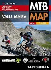 Moutainbike-Karte Valle Maira / Cartina Mountainbike Valle Maira